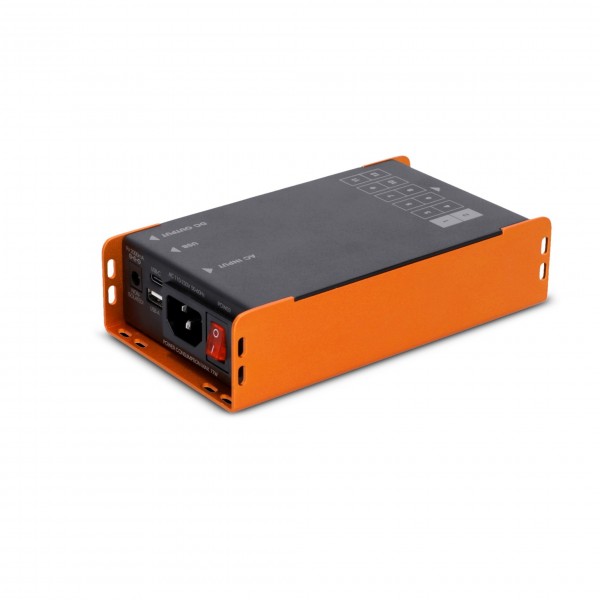 Palmer PWT12IEC Universal Pedal Board Power Supply with USB - Rear, Left