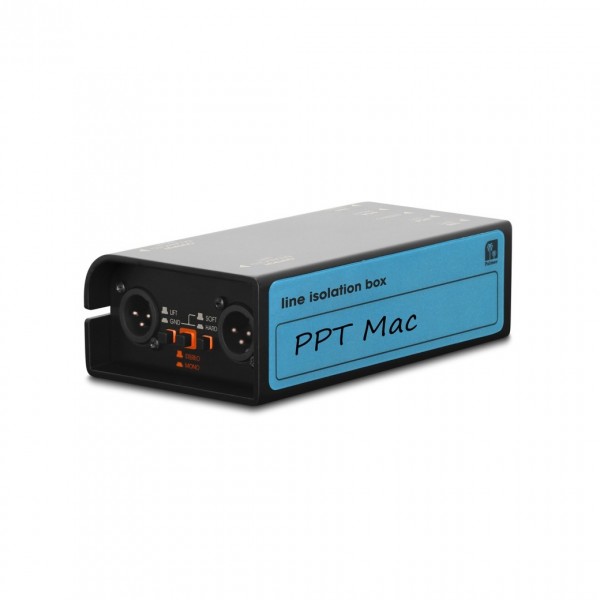 Palmer Naab Passive 2-Channel Media DI-Box - label