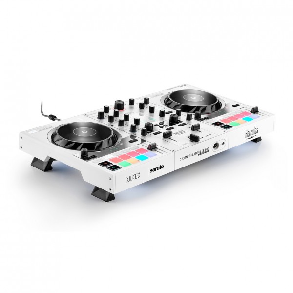 Hercules DJ Control Inpulse 500, White - Angled