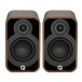 Q Acoustics Q 5010 Bookshelf Speakers, Santos Rosewood (Pair) Front View 2