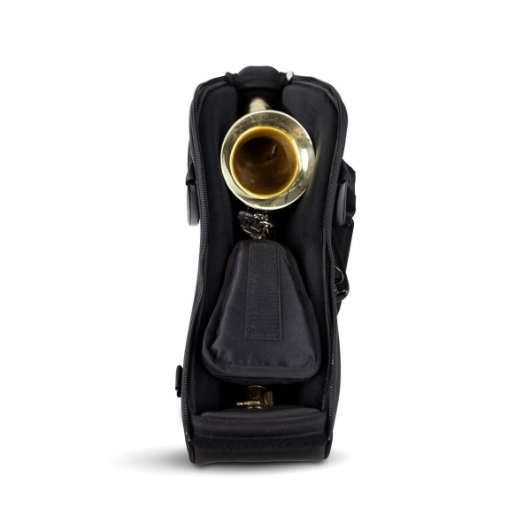 Gator GBPB-TENSAX Allegro Series Pro Bag for Bb Tenor Saxophone - Front, with Mouthpiece