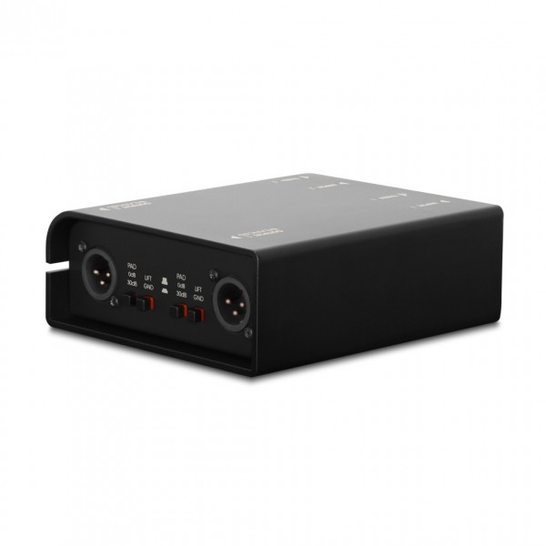 Palmer Elde Passive 2-Channel DI-Box - angled side