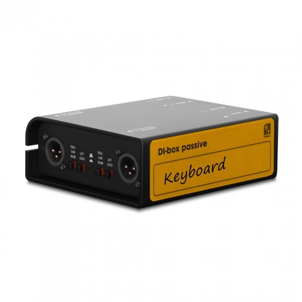 Palmer Elde Passive 2-Channel DI-Box - labeled