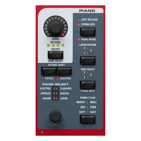 Nord Stage 3 Compact Digital Piano - Piano Section
