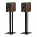 Q Acoustics Q 5020 Bookshelf Speakers, Santos Rosewood (Pair) Front View