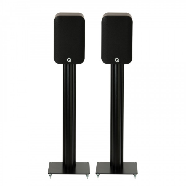 Q Acoustics Q 5020 Bookshelf Speakers, Santos Rosewood (Pair) Front View 3
