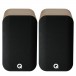 Q Acoustics Q 5020 Bookshelf Speakers, Oak (Pair) Front Grille View