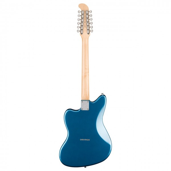 Squier Paranormal Jazzmaster XII 12-String, Lake Placid Blue - Back