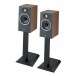 Focal Theva N1 Speaker Stands (Pair) Front View With Speakers