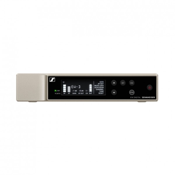 Sennheiser EW-D Dual Wireless System with ME2 and 835-S, U1/5 Band - Receiver Front