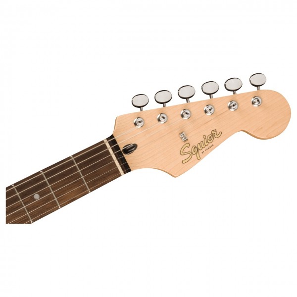 Squier Paranormal Custom Nashville Stratocaster, Aztec Gold - Headstock Front