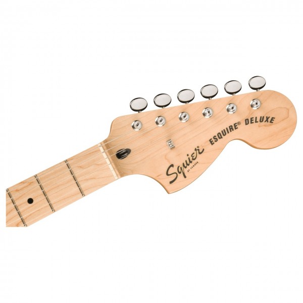 Squier Paranormal Esquire Deluxe, Maple Fingerboard, Mocha - Headstock Front