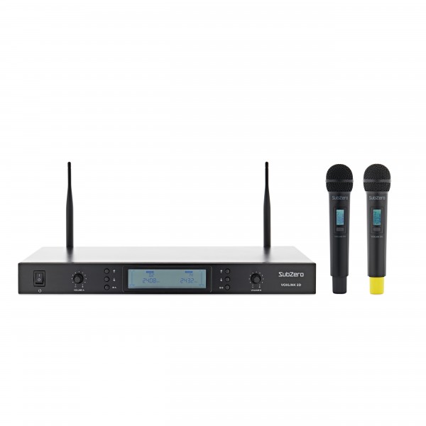 SubZero SZW-200H Dual Digital Wireless Handheld Mic System