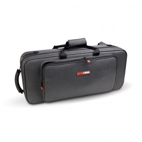 Gator GL-ALTOSAX-R23 Adagio Series EPS Polyfoam Case for Eb Alto Sax - Front, Angled
