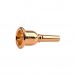 Denis Wick Heritage Trombone Mouthpiece, Gold Plate, 6BS Angle