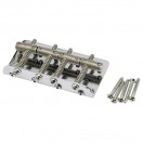 Fender Pure Vintage Bass-Steg-Baugruppe, Nickel / Chrom