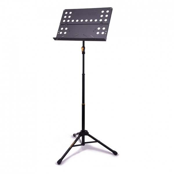 Hercules BS418BPLUS Orchestra 3 Section Stand, Perforated Desk