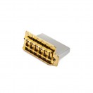 Fender Vintage-Style Strat Bridge Assembly, (2-3 / 16" Spacing), Gold