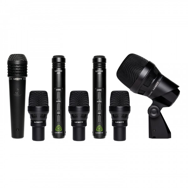 BEATKITPRO 7-Piece Drum Microphone Kit - Full Mic Range