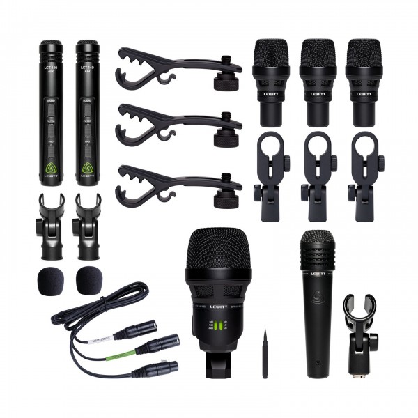 Lewitt BEATKITPRO Drum Microphone Set - Full Contents