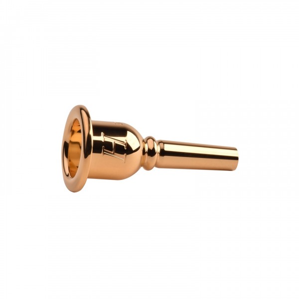 Denis Wick Heritage Trombone Mouthpiece, Gold Plate, 10CS Side