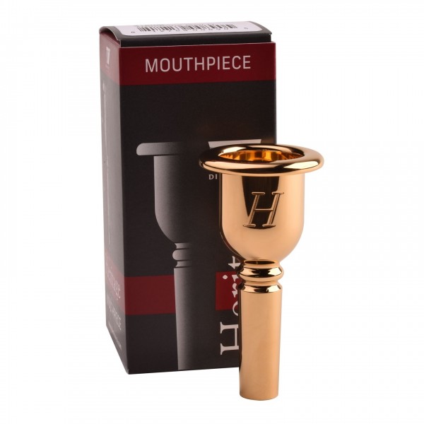 Denis Wick Heritage Trombone Mouthpiece, Gold Plate, 5AL With Box