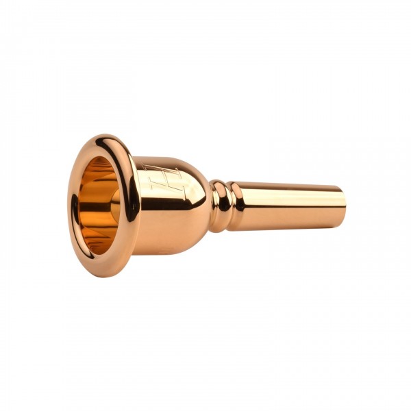 Denis Wick Heritage Trombone Mouthpiece, Gold Plate, 5AL Side