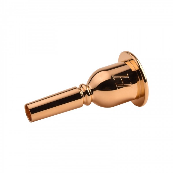 Denis Wick Heritage Trombone Mouthpiece, Gold Plate, 5AL Angle