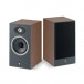 Focal Theva N1 Bookshelf Speakers (Pair), Dark Wood Front View