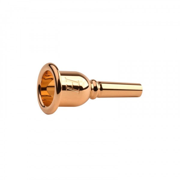 Denis Wick Heritage Trombone Mouthpiece, Gold Plate, 5BS Side