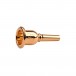 Denis Wick Heritage Trombone Mouthpiece, Gold Plate, 5BS Side