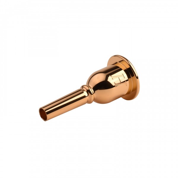 Denis Wick Heritage Trombone Mouthpiece, Gold Plate, 5BS Angle