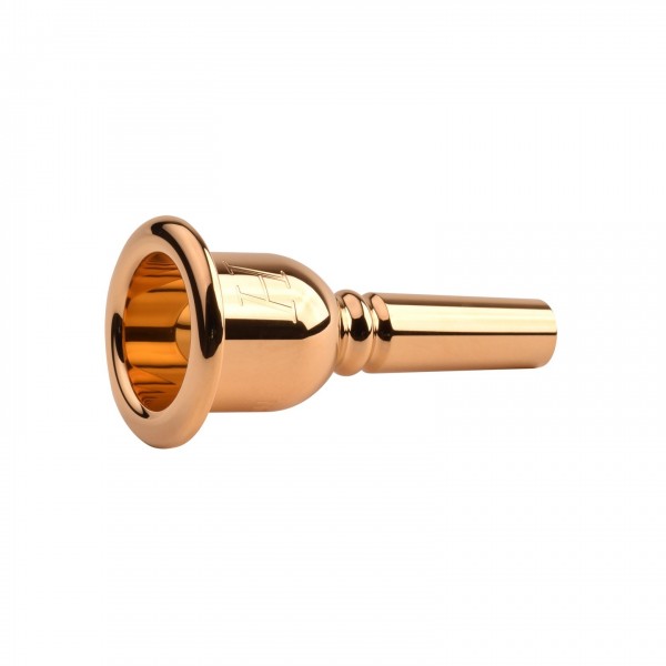 Denis Wick Heritage Trombone Mouthpiece, Gold Plate, 3AL Side