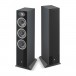 Focal Theva N2 Compact Floorstanding Speakers (Pair), Black Front View