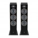 Focal Theva N2 Compact Floorstanding Speakers (Pair), Black Front View 2