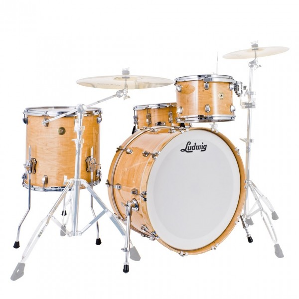 Ludwig Continental 26'' 4pc Shell Pack, Natural Maple