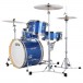Ludwig Continental Club 20'' 4pc Shell Pack, Blue Sparkle - Angle