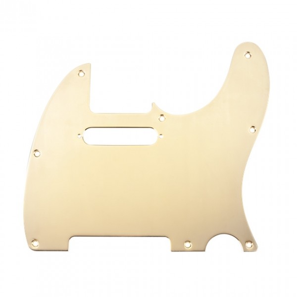 Fender Pickguard Telecaster 3 Ply 8-Hole Mount, Gold Plated
