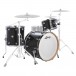 Ludwig Continental 22'' 3pc Shell pakiet, Black Lacquer