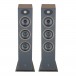 Focal Theva N2 Compact Floorstanding Speakers (Pair), Dark Wood Front View 3