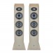 Focal Theva N2 Compact Floorstanding Speakers (Pair), Light Wood Front View 3
