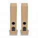 Focal Theva N2 Compact Floorstanding Speakers (Pair), Light Wood Back View