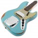 Fender Custom Shop 64 Jazz Bass Heavy Relic RW, Daphne Blue