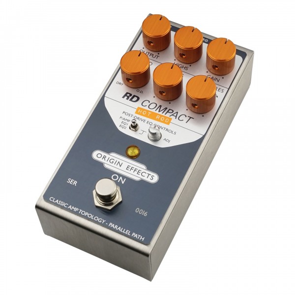Origin Effects RD Compact Hot Rod Overdrive- Angled