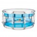 Ludwig Vistalite 50th Anniversary 14 x 6.5'' Snare, Blue Clear Blue