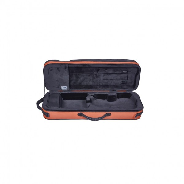 BAM YO2013S Youngster Oblong Violin Case, 1/4 -1/8 Size, Orange Inside