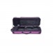 BAM YO2013S Youngster Oblong Violin Case, 1/4 -1/8 Size, Dark Pink Open