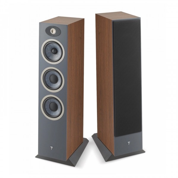 Focal Theva N3 Floorstanding Speakers (Pair), Dark Wood Full View