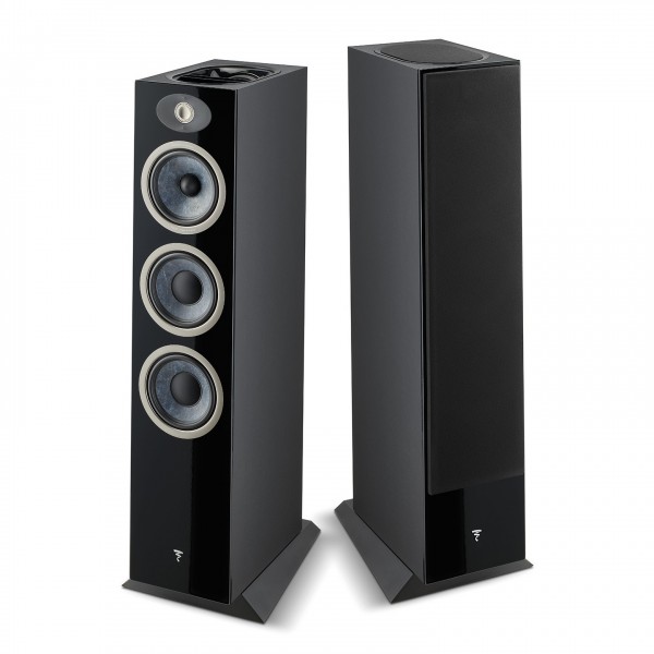 Focal Theva N3-D Floorstanding Dolby Atmos Speakers (Pair), Black Full View