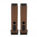 Focal Theva N3-D Floorstanding Dolby Atmos Speakers (Pair), Dark Wood Back View